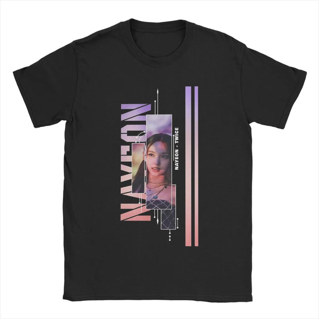 2026 Summer Fashion Trendy Tee Streetwear Im Nayeon Kpop Twices Tshirts Men's Women O-neck Short Sleeve Clothes Cotton Summer Clothing