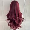 Sztuczne Peruki Harajuku z Grzywką Halloween Cosplay Lolita Peruki Długie Kręcone Falowane Włosy Kobiety