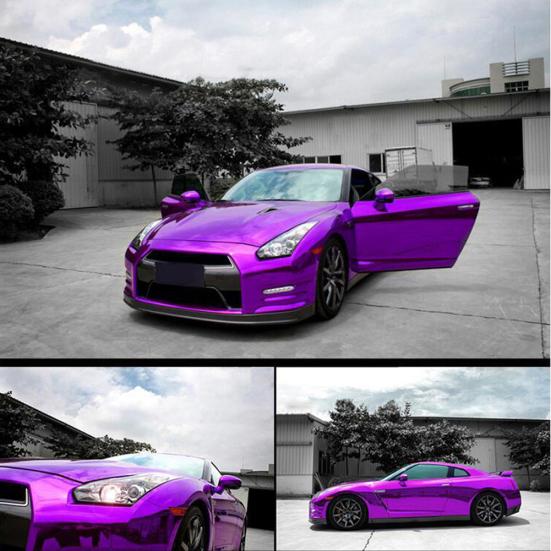 Solid Color Waterproof Auto Wrap UV Protected Car Film Sticker Decal Sheet