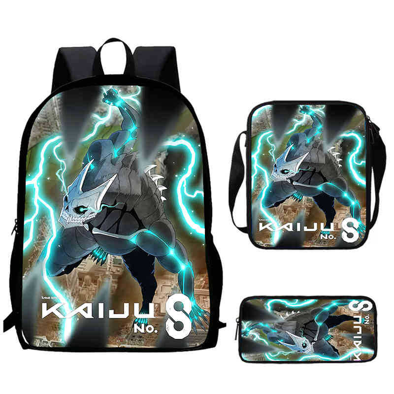 Monster No. 8 Schoolbag Multi-Functional Cross-Border Backpack