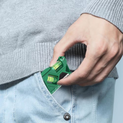 Malá magnetická vodováha, Vysoce přesná vodováha s úhloměrem a zásuvkovým spínačem, Přesná vodováha s magnetickým měřidlem pro začátečníky a stavbaře