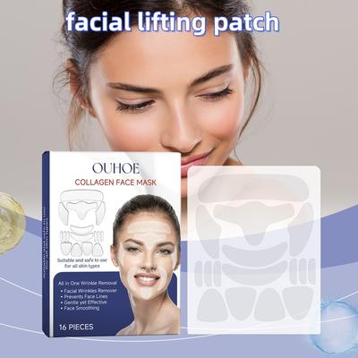 OUHOE Facial Patch Anti Wrinkle Pad Fine Line Removal Stickers Facial Forehead, Neck, Eye Patch Tightening Skin Care Patch