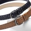 Black Rivet Skinny Waist Belt Set for Women – Retro Cool & Sweet Dress Accessory