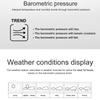 LCD-værstasjonsvekkerklokke med Snooze Digital Innendørs Utendørs Temperaturfuktighetsmåler