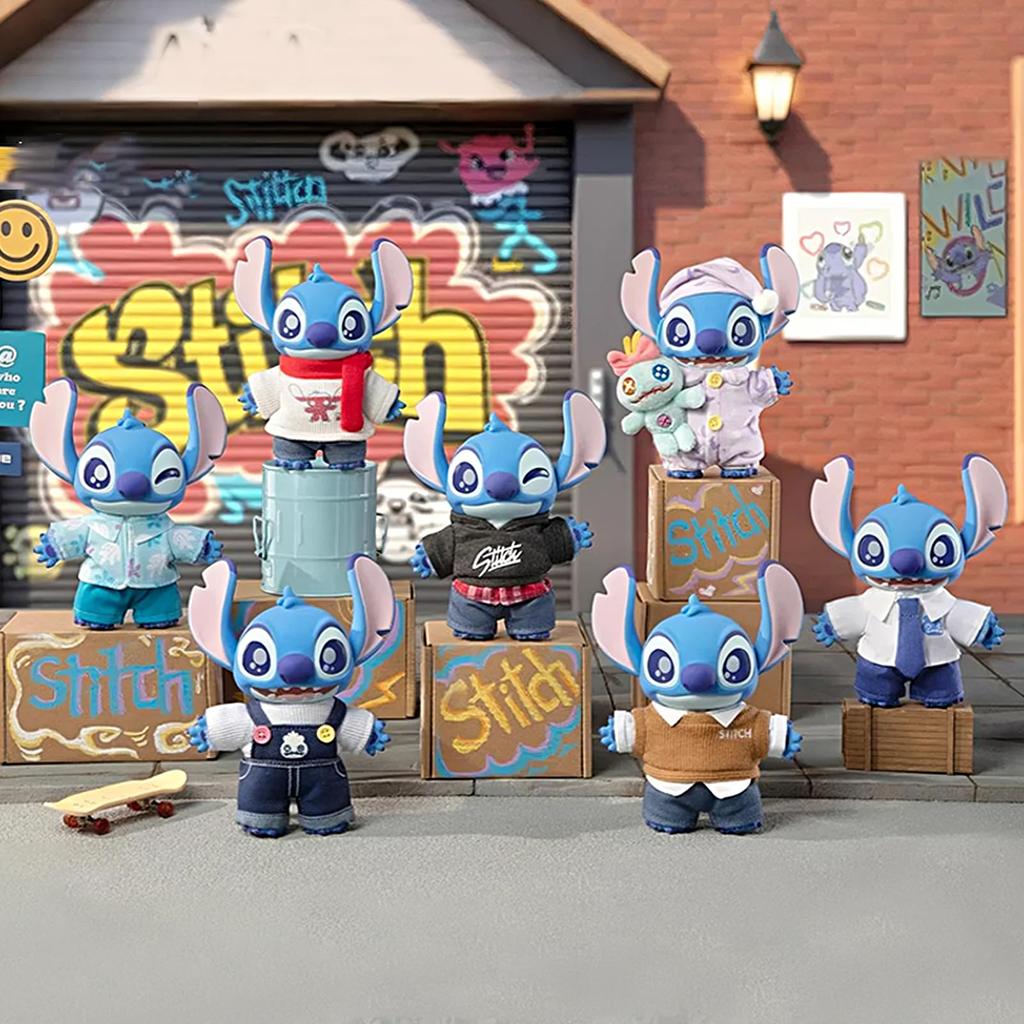 TOP TOY Disney Stitch Show Series Gachapon Blind Box Figure Soft Vinyl PVC Premium Toy Birthday Gift for Stitch Character Collectors Dress-Up [1