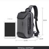 New Style Chest Bag Men's Anti-theft Shoulder Bag Technology USB Portable Outdoor Men's Cross-body Chest Bag