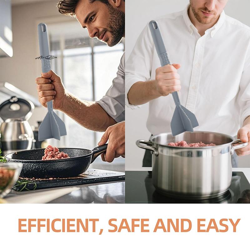 Tritacarne Resistente al Calore Schiacciatore per Carne Macinata Strumento da Cucina per Schiacciare e Tritare
