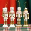 Nutcracker Decor 4piece Wood Ornaments Christmas Nutcrackers For Holiday Tree Table Window Living Rooms Door Kitchen Bedrooms