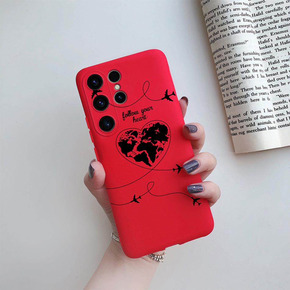 For Samsung Galaxy S24 Ultra Case S24 Plus Sunflower Girl Painted Soft Silicone Phone Case For Samsung S24 Ultra S 24 S24+ Shell