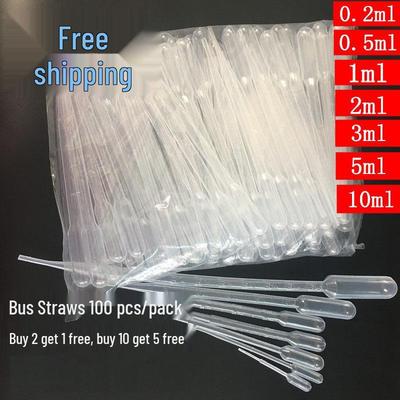 Graduated Disposable Plastic Pipette for Biochemistry Experiments