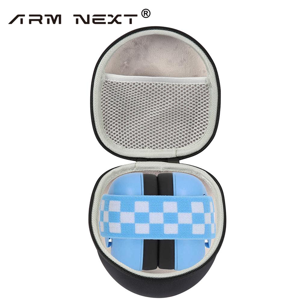 

Baby Ear Muffs Noise Blocking for Infants with Elastic Headband Hearing Protection Earmuffs for Sleep, Travel with Storage Case синий