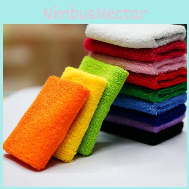 Band Sweat Wrist Sports Gym Sweatband Fitness Towel Fancy Dress Run Wristband