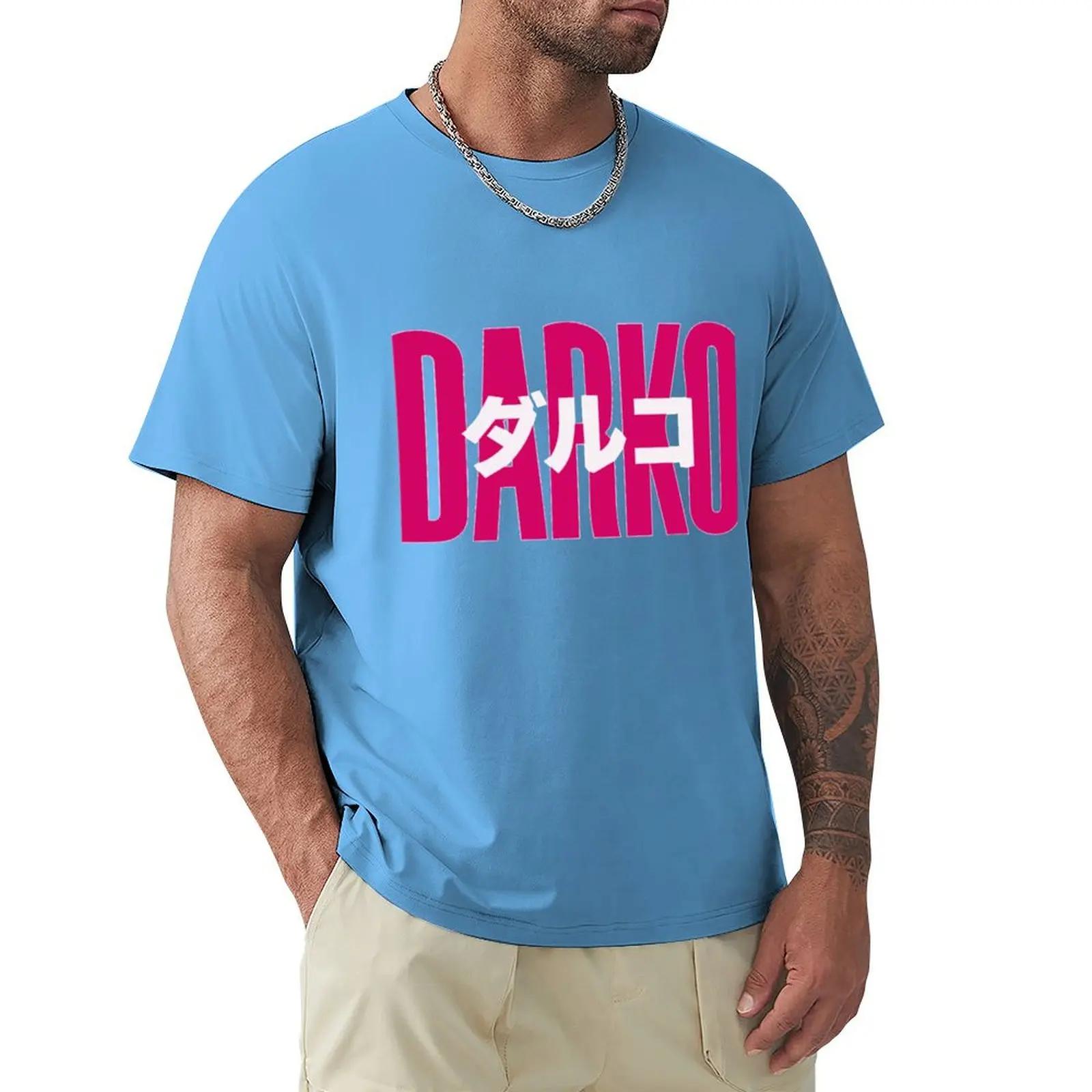 Darko US Band Logo T-shirt anime clothes customizeds Short sleeve tee tees t shirts for men pack S