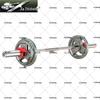 Jiazhisheng 30kg Baked Paint Barbell Set with 1.2m Straight Olympic Bar