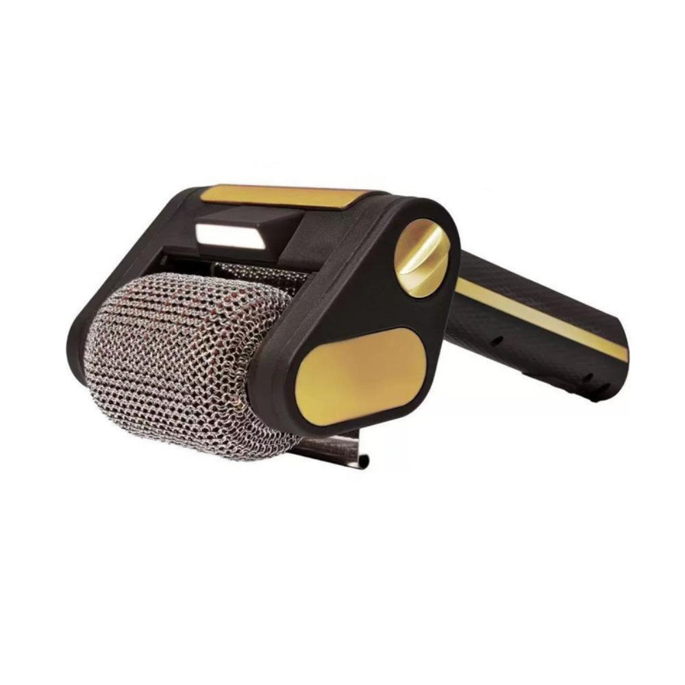 

Rechargeable Electric Barbecue Scrub Brush With LED Light Power Cleaning Roller Outdoor Grill золотий/чорний