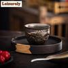 111ml Gilt Rust-glazed Auspicious Dragon Teacup Boutique Tea Bowl Mug Tea-tasting Smelling Cup Chazhan Master Cups Teaset Craft