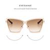 Women's Sunglasses, New Metal Large-frame Sunglasses.