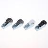 4Pcs Solid Fixed Caster Wheels Wear Resistant Movable Directional Rollers for Warehouse Trolleys Storage Shelves Household Furniture