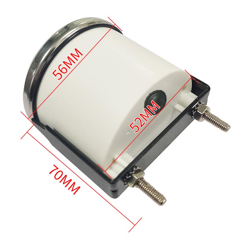 ELING 52mm 8-16V 16-32V 8-32V Waterproof Voltmeter Voltage Volt Gauge Universal for Car Truck Boat Car with Red Backlight