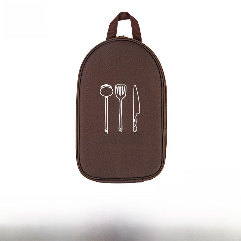 Concave-Convex Portable Camping Cookware Storage Bag for Cutlery and Kitchenware
