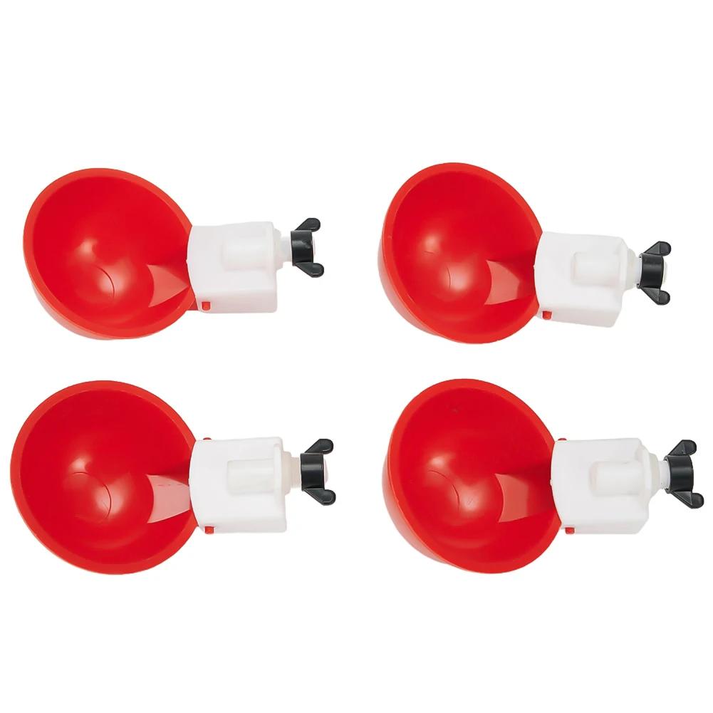 Becher Hühnertränke Geflügel 4 Stück Automatische Hühnertränke Huhn Ente Wachtel Geflügeltränke Tränkebecher