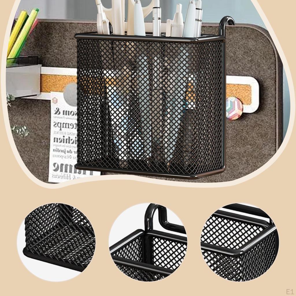 Hanging Pencil Holder Stationery Storage Basket Multifunction Ornament Container Marker Organizer