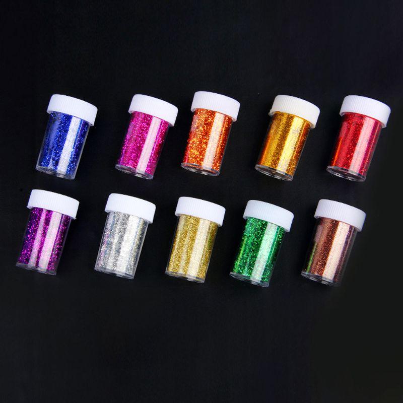12 färger Stort glänsande hartspigmentkit Glimmer Flash Powder Glittrar Skimrande paljetter Harts Färgämne Färgämne Smyckenstillverkning