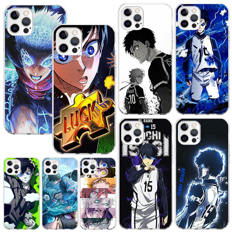 Blue Lock Isagi Yoichi Phone Case For Iphone 17 Air 16 15 Plus 16E 14 Pro Max 13 Mini 12 11 7 8 SE Fundas Soft Back Cover 17 Air