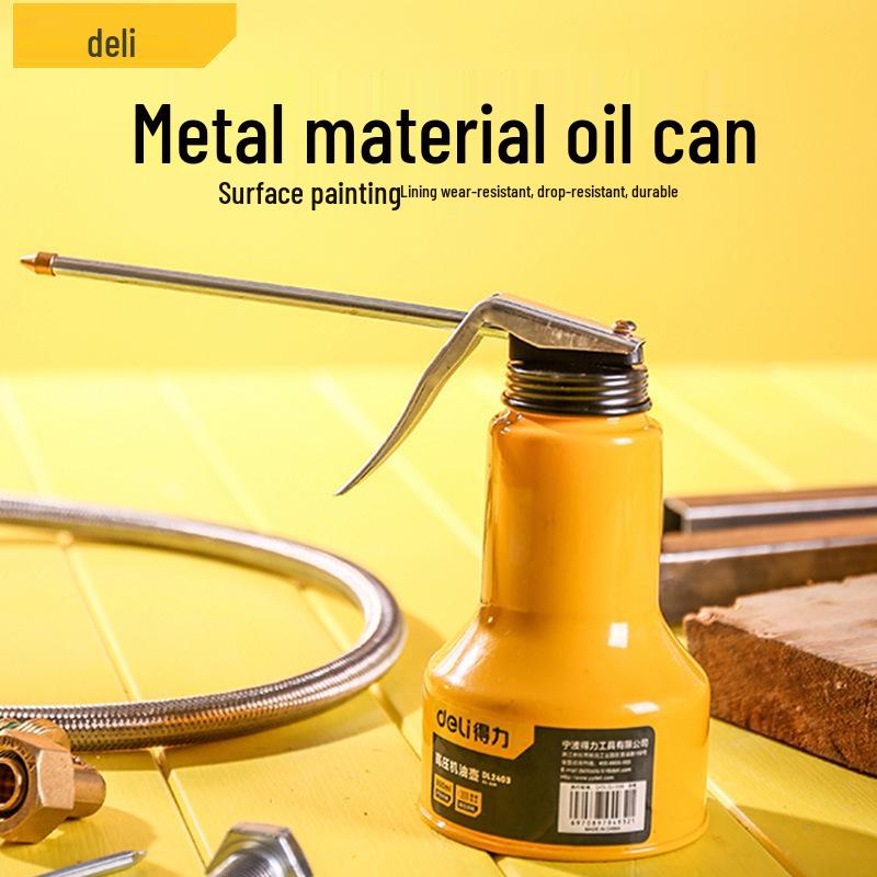 Deli High-Pressure Manual Oil Drip and Lubricant Can