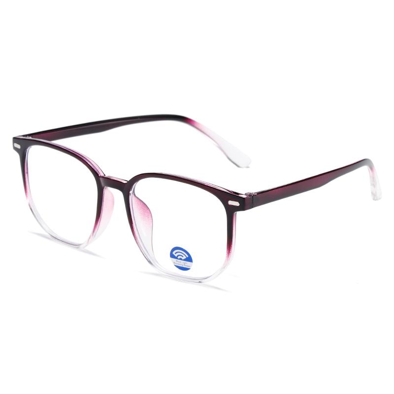 Blue Color Lightweight Design Blocking Glasses Square Nerd Eyeglasses Frame Anti Blue Color Ray Computer Game Glasses