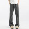 Summer Thin Ice Silk Drape Casual Pants Boys American Loose Straight Pants Slightly Pull Cleanfit Quick Drying Tide