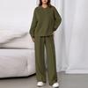 Two Piece Sets For Women Casual Loose Long Sleeve Shirts And High Waisted Drawstring Shorts Tracksuit Fall Outfits