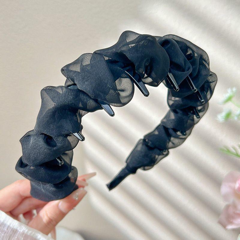 

Мягкая пушистая повязка на голову - Ретро нишевый милый аксессуар для волос для осени/зимы