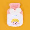 Cartoon Plush Hot Water Bottle & Hand Warmer - Removable, Washable, Cute Design for Students and Babies