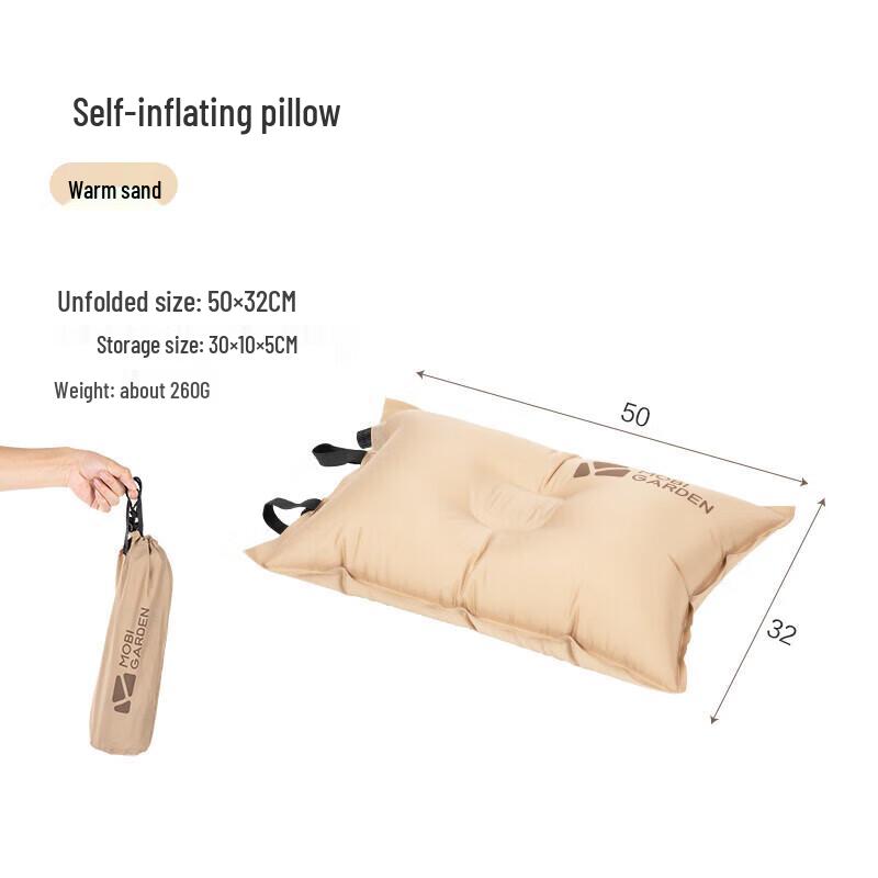MOBIGARDEN Self-Inflating Camping Pillow
