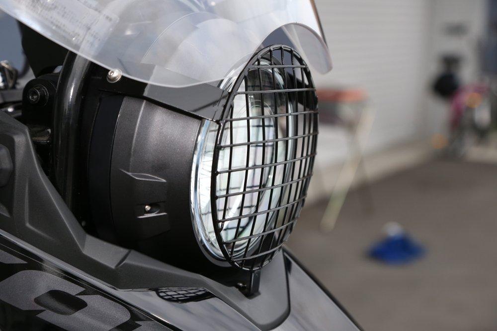 Kijima Motorcycle Parts Headlight Guard for Suzuki V-Strom 250, Black, 205-5121