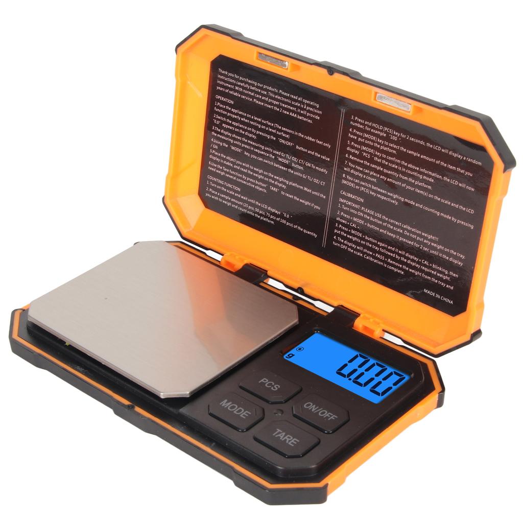 Gram Scale 500g 0.01g 5 Unit Modes Multifunctional Digital Jewelry Scale with LCD Backlit Display fo