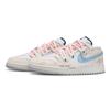 Jordan Air Jordan 1 Love Confession Abrasion Resistant Abrasion Resistant Low Top Vintage Basketball Shoes Unisex FQ7687-300(Team864-)
