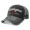 New washed and old embroidered letter baseball cap men's and women's cap versatile outdoor sunshade sun protection hat
