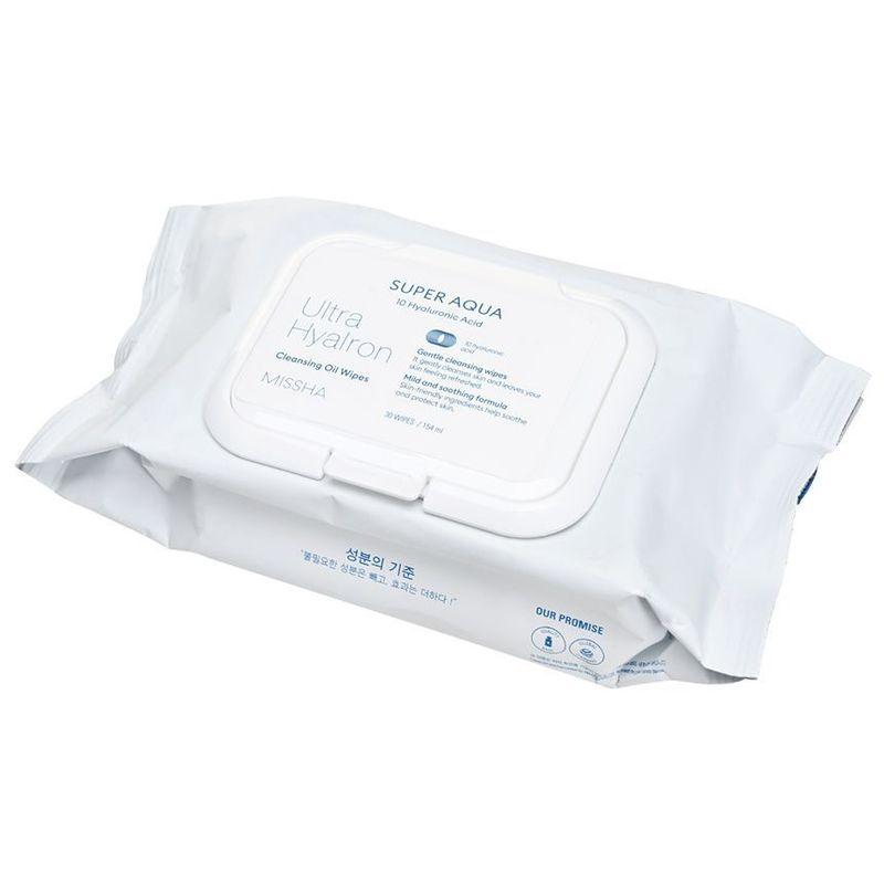 MISSHA - Super Aqua Ultra Hyalron Cleansing Oil Wipes