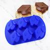 6 Cavity 3D Graduation Hat Design Silicone Mousse Mould Chocolate Mold Diy Candle Model Chiffon Cake Decorating Tools Bakeware