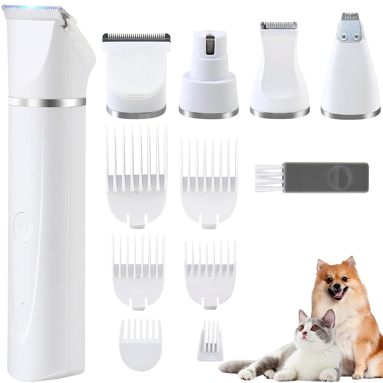 

Машинки для стрижки домашних животных Skiliwah для собак и электрические машинки для стрижки для и тела IPX7 USB-зарядка Подходит для и маленьких Включает японские инструкции Кошки, Лапы,