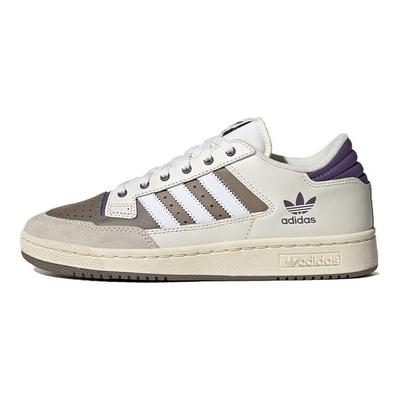 Originals Centennial 85 Skórzane Zamszowe Sneakersy Niskie Unisex Sneakersy Białe Fioletowe Szare IE2369