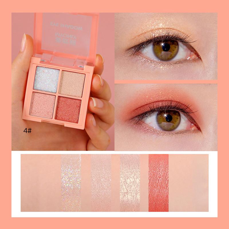 

Палитра теней для век, нежная, мягкая, гладкая пудра, водостойкая для лица, щек, румяна с бриллиантами, красота, косметика для макияжа 4