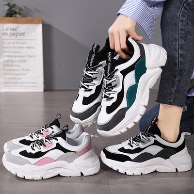 Spring and Autumn Women's Breathable EVA Ultra -light Stuffed Outdoor Outdoor Waterproof Running Shoes