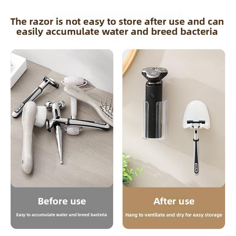 3 Pièces Organisateur d'Instruments de Beauté Support de Rasoir