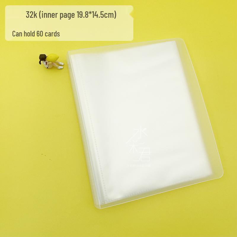 Double-Layer Transparent Artwork Album for Watercolor Illustrations & Photos