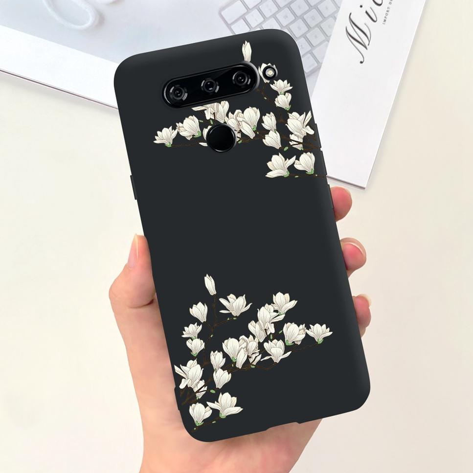 Case For LG V40 ThinQ Cartoon Astronaut Dinosaur Soft Silicon Black Cover For LG V50 V50S ThinQ 5G LG V30 2017 Bumper Phone Case