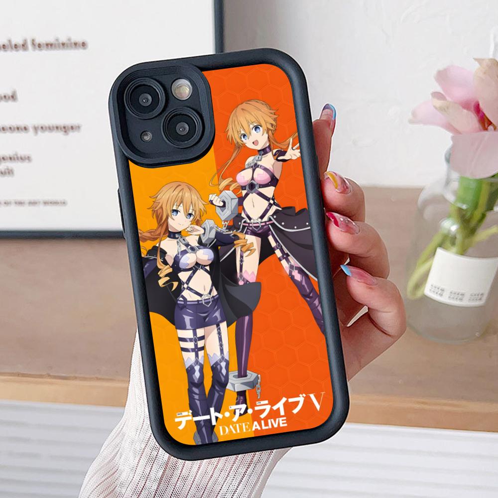 Date a Live Yamai Kaguya Thicken TPU Mobile Phone Case for iPhone 17 16 15 14 13 12 11 Air Pro Max Plus Colorful Cover
