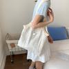 Borsa estiva in pizzo da donna con design traforato e stile casual per l'uso quotidiano